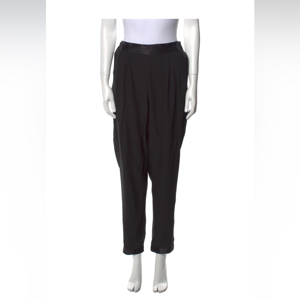 Fleur Du Mal Silk Straight Leg Pants